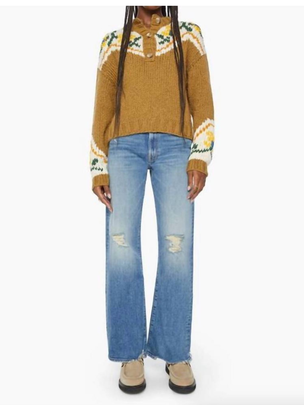 MOTHER The Henley Jumper in "Bull In A China Shop" - Size small - Picture 4 of 16